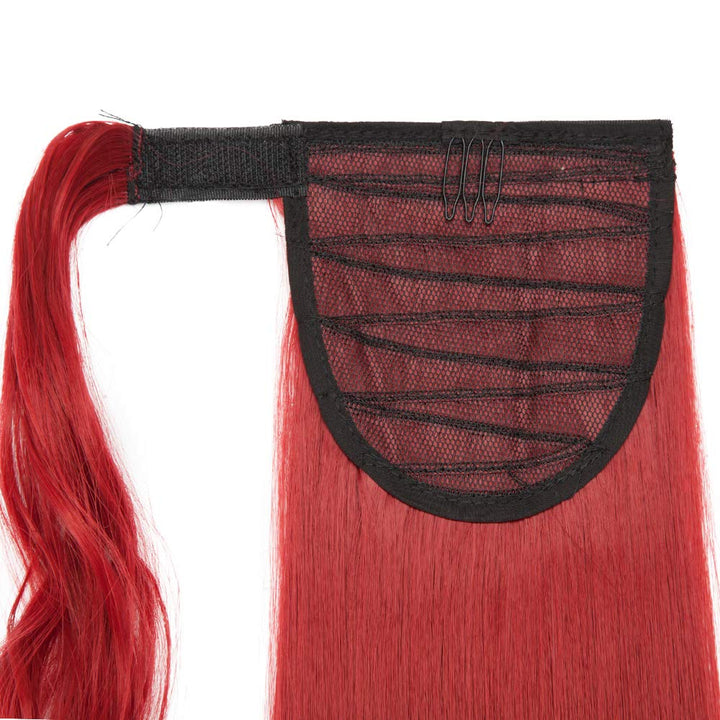 SEGO Ponytail Clip in Pferdeschwanz Extension Haarteil Haarverlängerung Zopf Hair Piece Glatt wie Ec