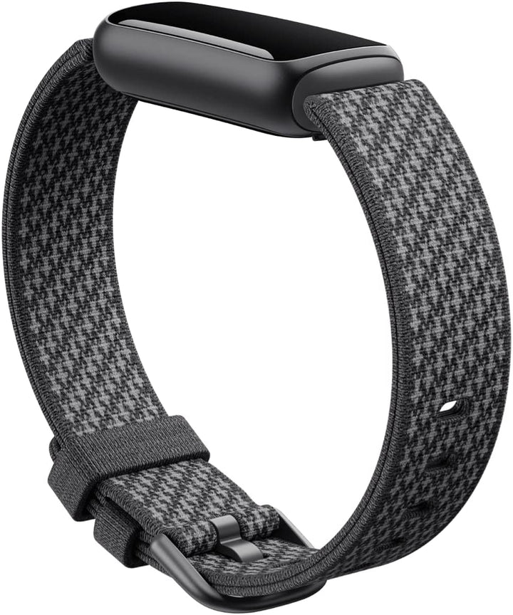 Fitbit Unisex-Adult Luxe,Woven Band,Slate,Large Activity Tracker Accessory