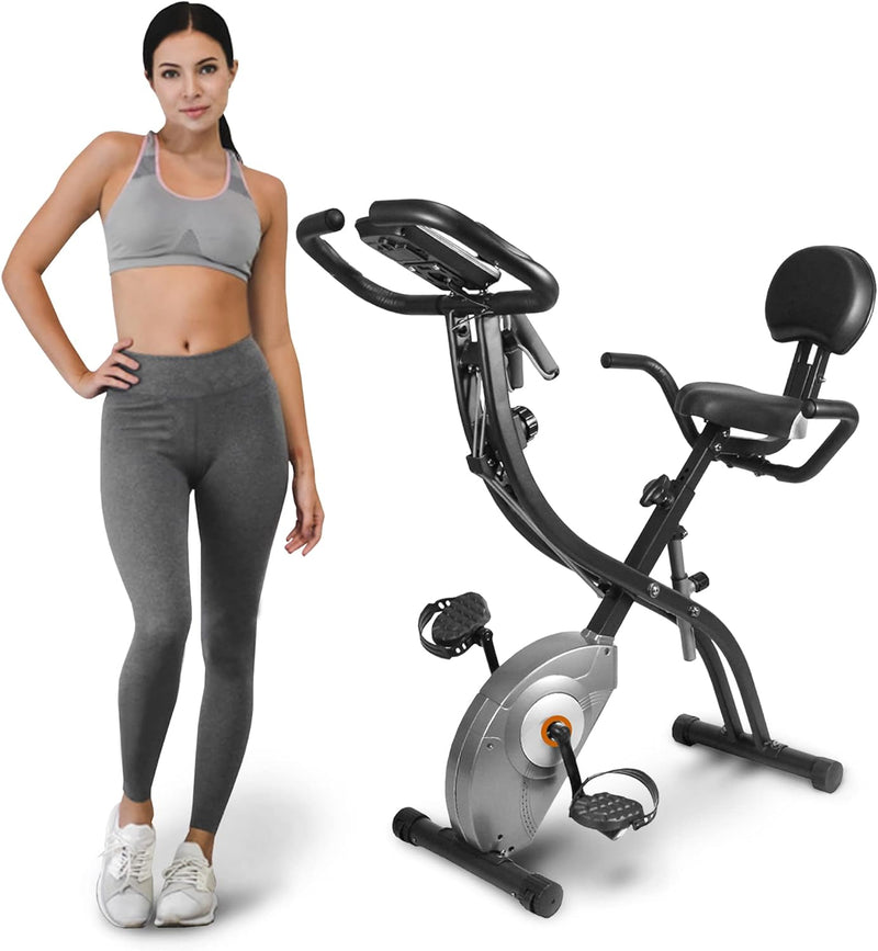 ATIVAFIT X-Bike Sport Fitnessfahrrad für Heimtrainer Fitnessbike für Ober-Und Unterkörper x-Bike mit