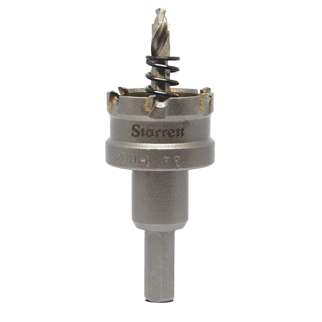 Starrett Hartmetall-bestückte Lochsäge - SM34 Blechschneider mit Aufnahme- und Zentrierbohrer - zum