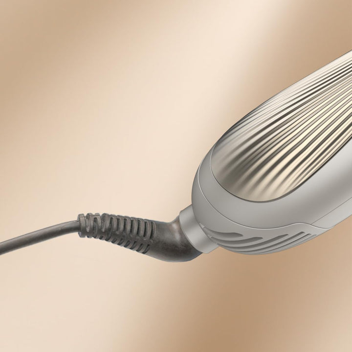 Cecotec CeramicCare 2-in-1 Gyro Luftbürste mit 2 Bürstenköpfen, 1000 W, doppelter Keramikkopf, Rotat