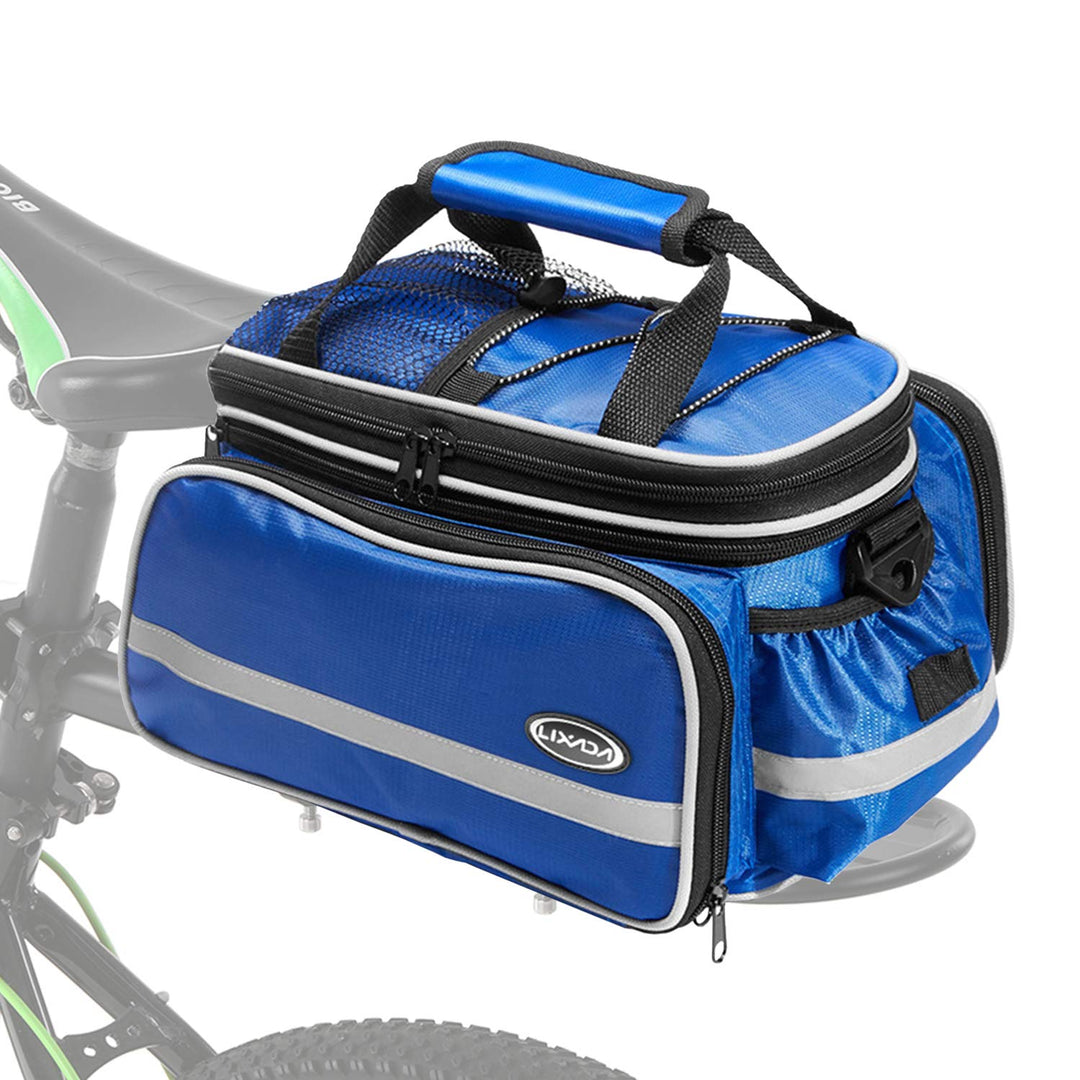 Lixada Radtasche, wasserdichte Fahrrad Satteltasche Gepäcktasche Gepäckträger Tasche Rucksack Seiten