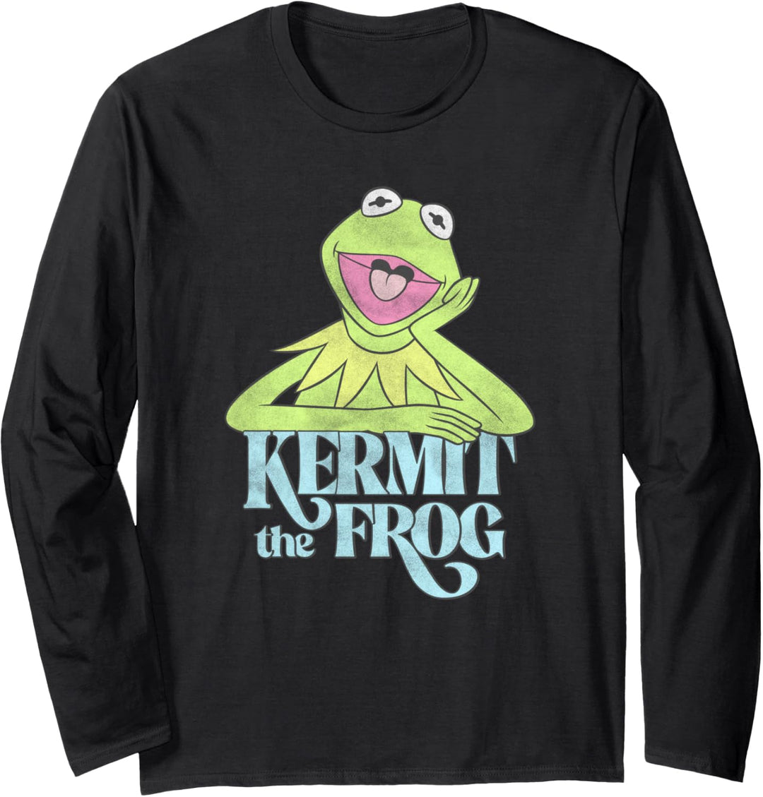 Disney Muppets Kermit The Frog Vintage Langarmshirt