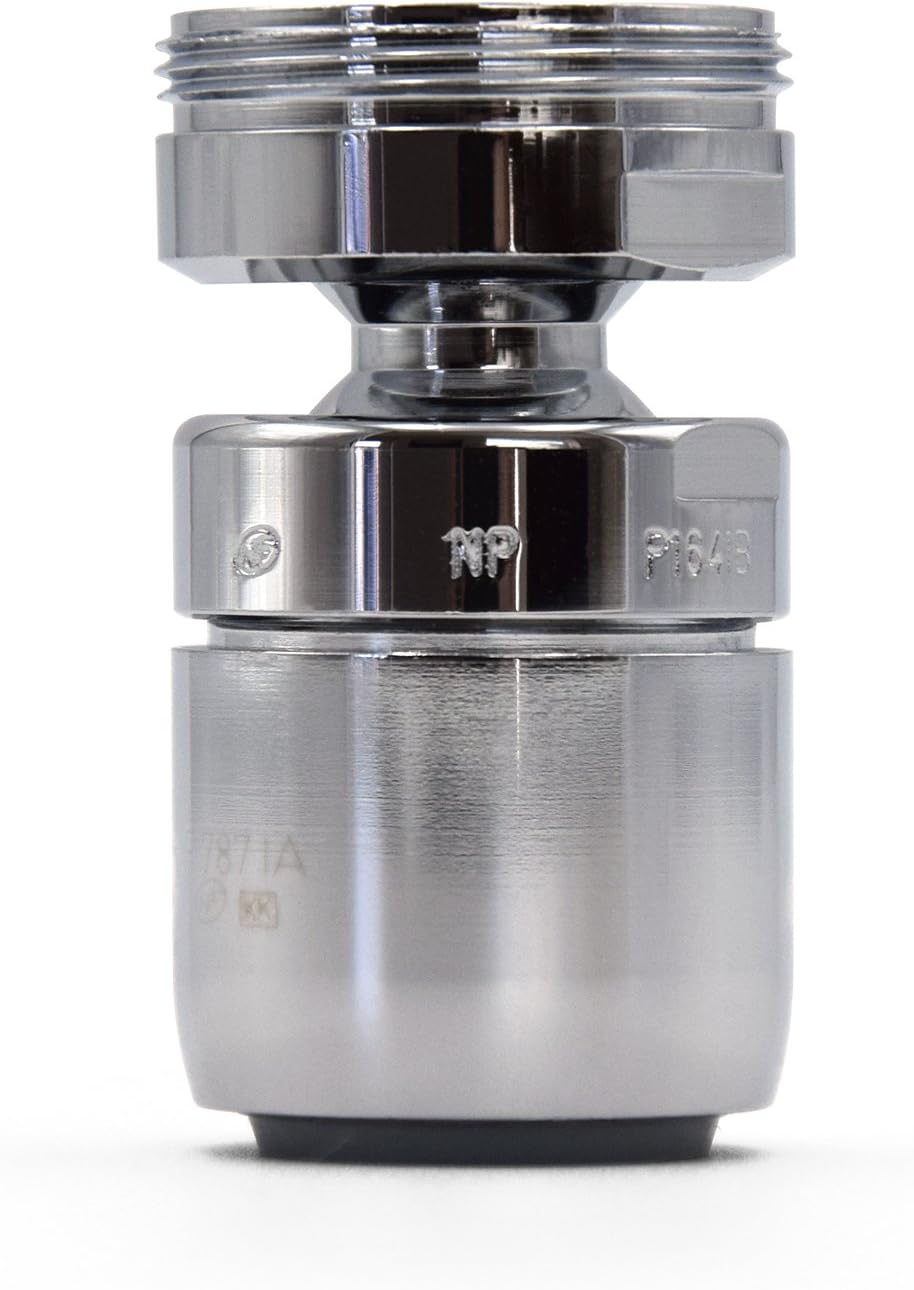 NEOPERL® Strahlregler Cascade SLC® AC mit Kugelgelenk, M 24 x 1, 13,5-15 l/min, verchromt, 01086097