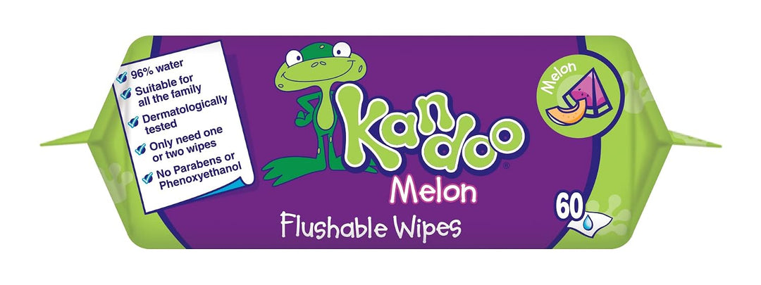 Kandoo Toallitas Melon 4X60