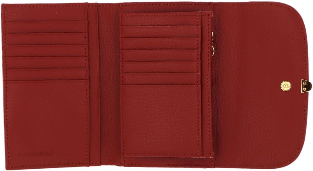 Coccinelle Ida Flap Wallet Acero