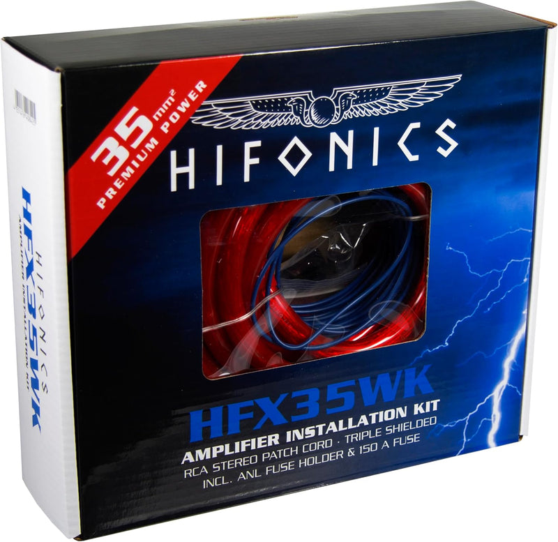 Hifonics Car HiFi Stromkabel-Set 35 mm², 35 mm², 0.5mm²