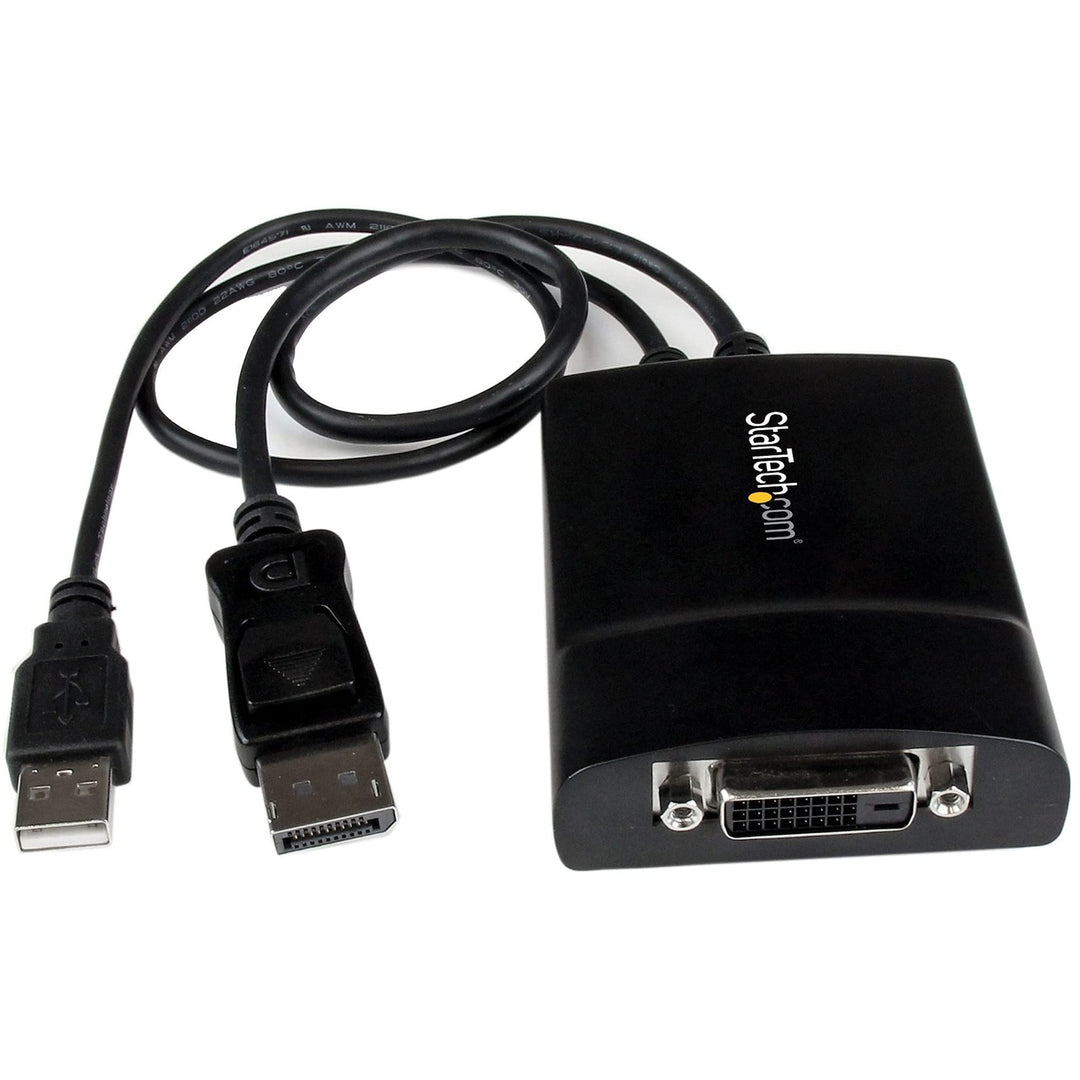 StarTech.com DisplayPort auf Dual Link DVI Konverter mit USB Stromversorgung / DP (Stecker) zu DVI-D