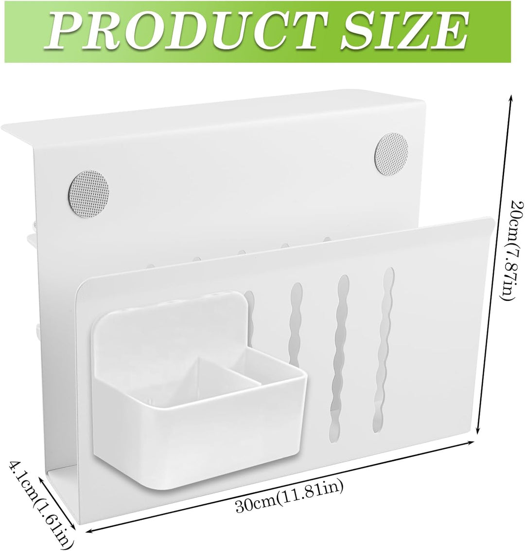 Schreibtisch Seitenaufbewahrung, Desk Side Storage mit Stifthalter, PC Halterung Seite Schreibtisch,