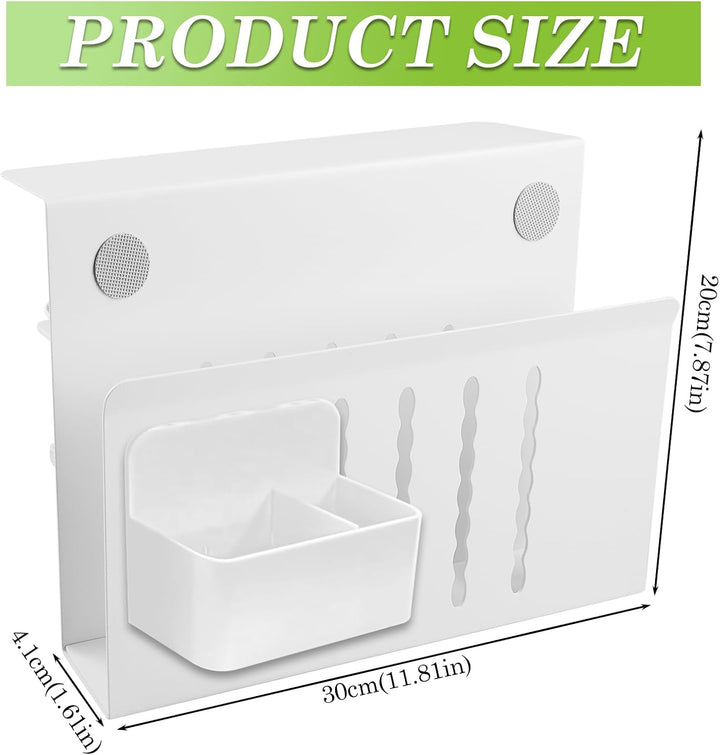 Schreibtisch Seitenaufbewahrung, Desk Side Storage mit Stifthalter, PC Halterung Seite Schreibtisch,