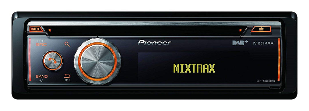 Pioneer DEH-X8700DAB , 1DIN Autoradio , CD-Tuner mit FM und DAB+ , Bluetooth , MP3 , USB und AUX-Ein