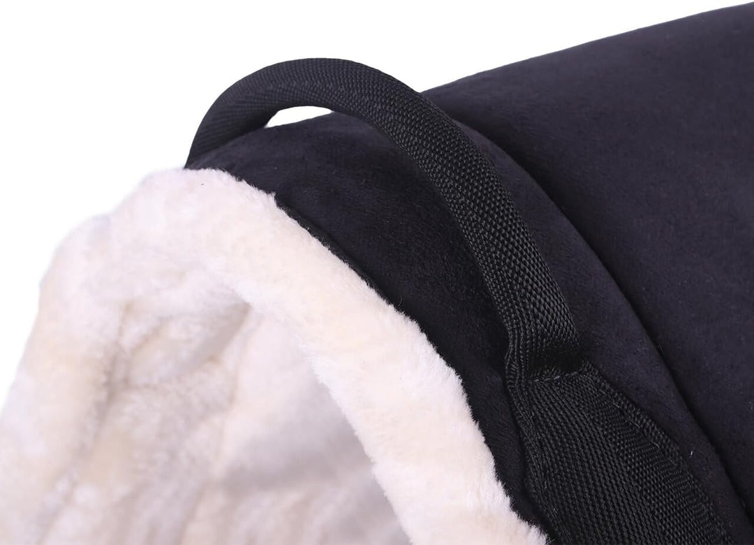QHP Bareback Pad Sattelkissen, Grösse:WB, Farbe:schwarz Plein Schwarz, Plein Schwarz