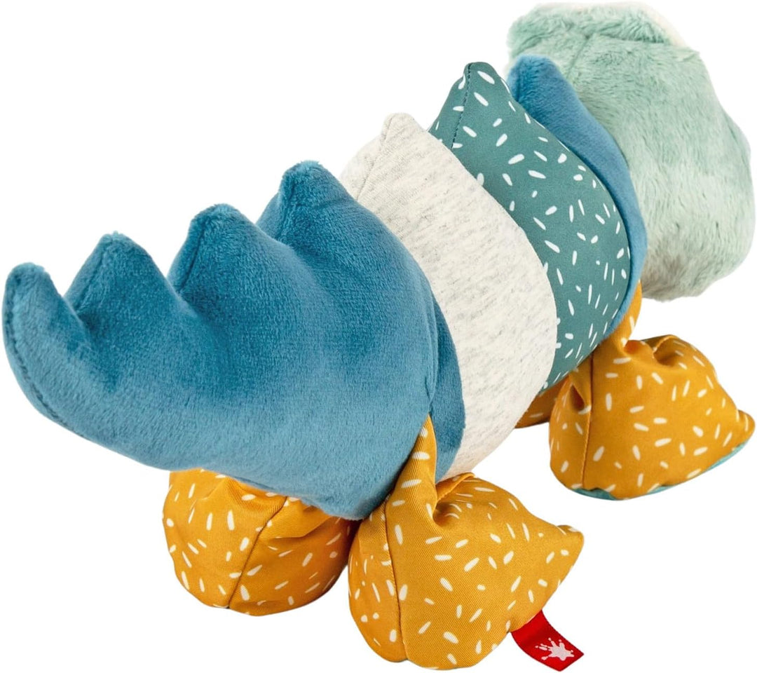 Sigikid 43234 Patchwork Stofftier, Mehrfarbig/Krokodil