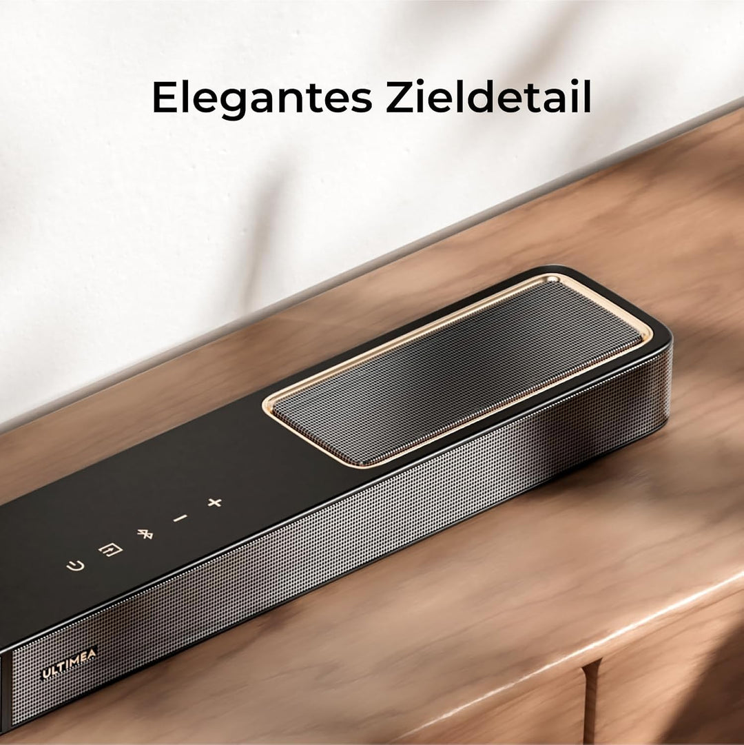 ULTIMEA 3.1.2 Soundbar für TV Geräte mit Dolby Atmos, 6,5" Subwoofer, App-Steuerung, VoiceMX & BassM