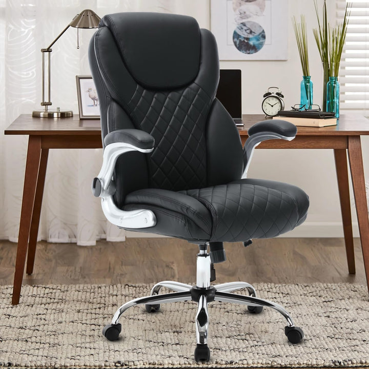 Bosmiller Bürostuhl Chefsessel 180kg Belastbarkeit Ergonomischer Bürostuhl Schreibtischstuhl mit Ver