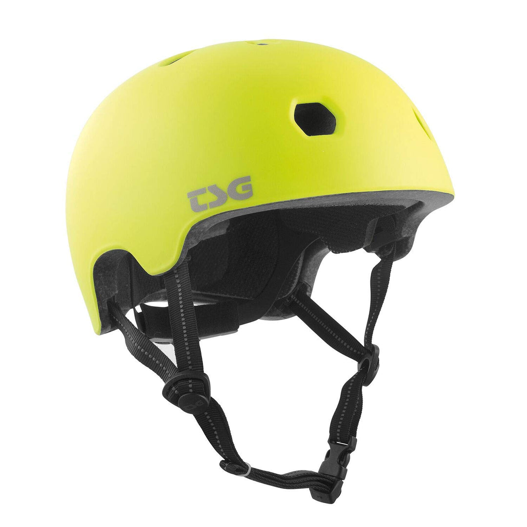 TSG Meta Solid Color Halbschalenhelm, satin acid yellow