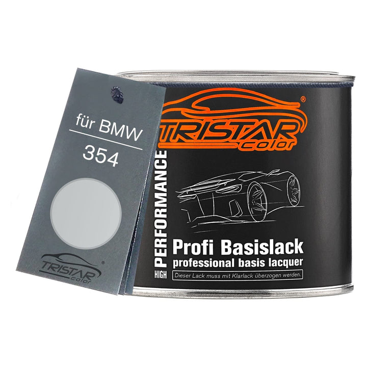 TRISTARcolor Autolack Dose spritzfertig für BMW 354 Titansilber Metallic/Titanium Silver Metallic Ba