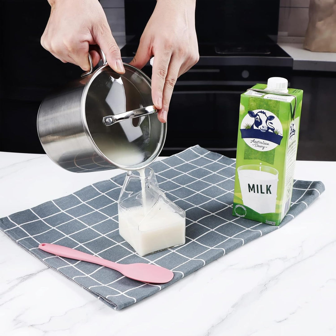 Edelstahl-Kochtopf mit Glasdeckel, Mehrzweck-Saucenpfanne mit Siebdeckel und Ausgiesser zum Kochen v