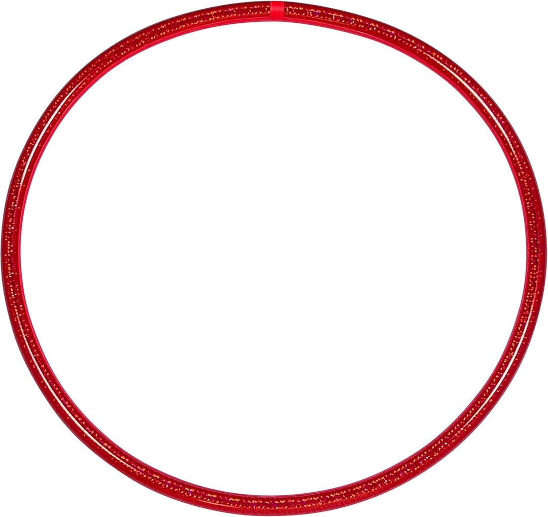 Zirkus Hula Hoop, Hologramm Farben, Ø70/75/80/85/90cm Rot Ø80cm, Rot Ø80cm