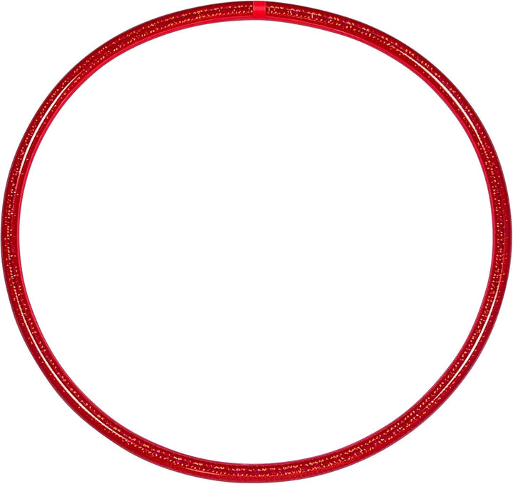 Zirkus Hula Hoop, Hologramm Farben, Ø70/75/80/85/90cm Rot Ø80cm, Rot Ø80cm