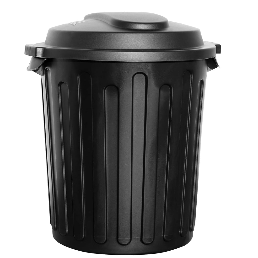 Floordirekt Mülleimer, 60 Liter Abfalleimer mit Deckel für Küche und Büro, Papierkorb, Mülltonne - 4