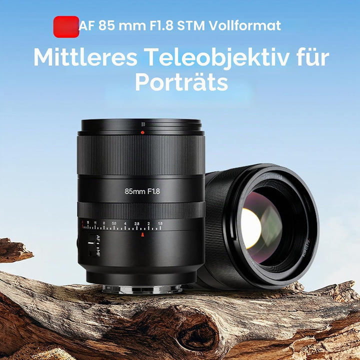 7artisans AF 85 mm F1.8 Vollformat-Kameraobjektiv, kompatibel mit Nikon Z-Mount, grosse Blende, Prim