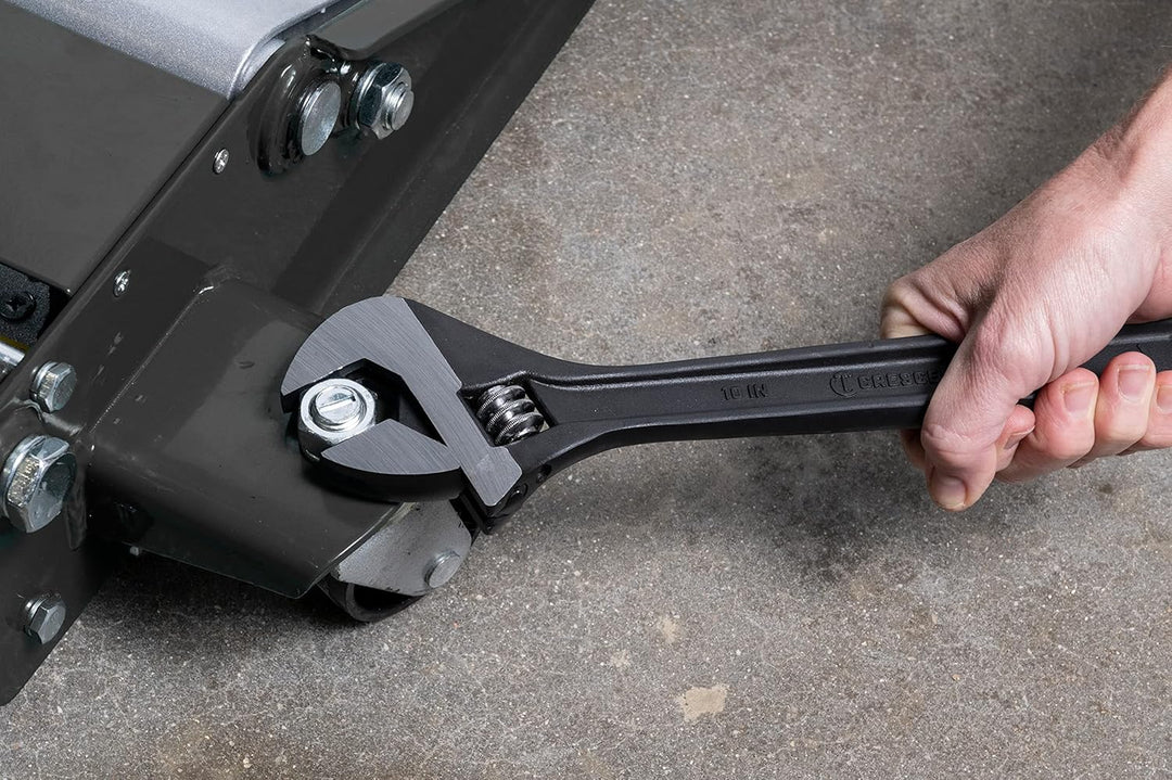 Crescent AT210VS 254mm Verstellbarer Einmaulschlüssel, Schwarz Phosphatierte Oberfläche 250mm, 250mm