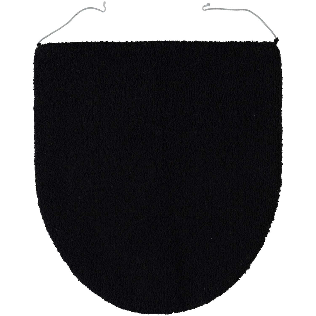 Rhomtuft Badteppiche Square schwarz - 15 Deckelbezug 45x50 cm, Deckelbezug 45x50 cm