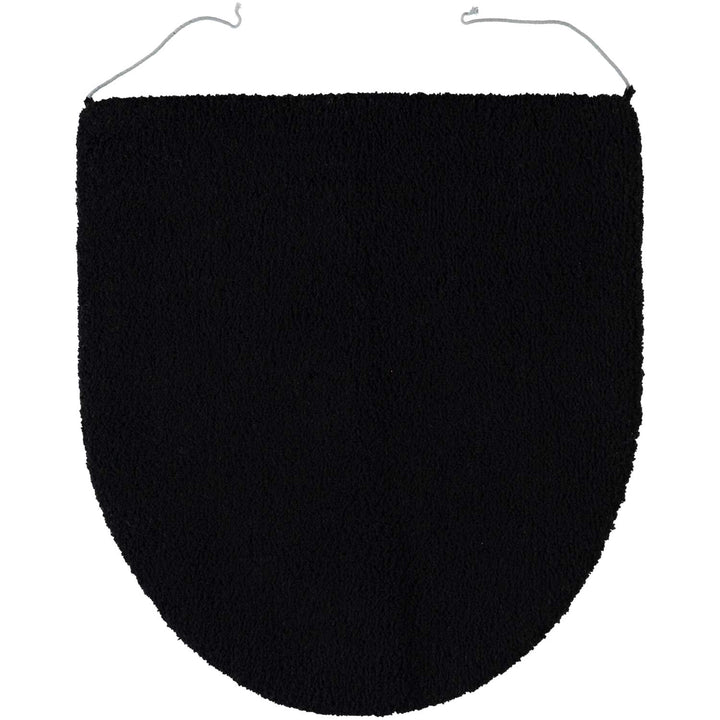 Rhomtuft Badteppiche Square schwarz - 15 Deckelbezug 45x50 cm, Deckelbezug 45x50 cm