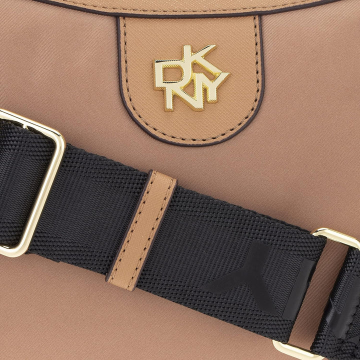 DKNY Carol Saddle Cross Bag Cashew