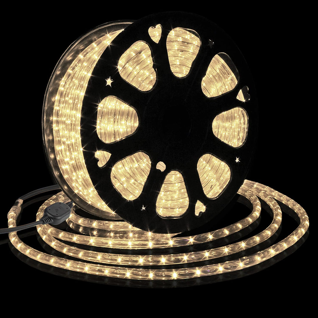 Forever Speed 50Meter LED Lichterschlauch Lichterkette Schlauch Leiste Aussen und Innen Warmweiss 18