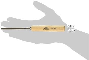 STUBAI Stemmeisen Stechbeitel Serie 52 - Form 3 | Gerades Flacheisen - 5 mm, mit Holzgriff, zum Vors