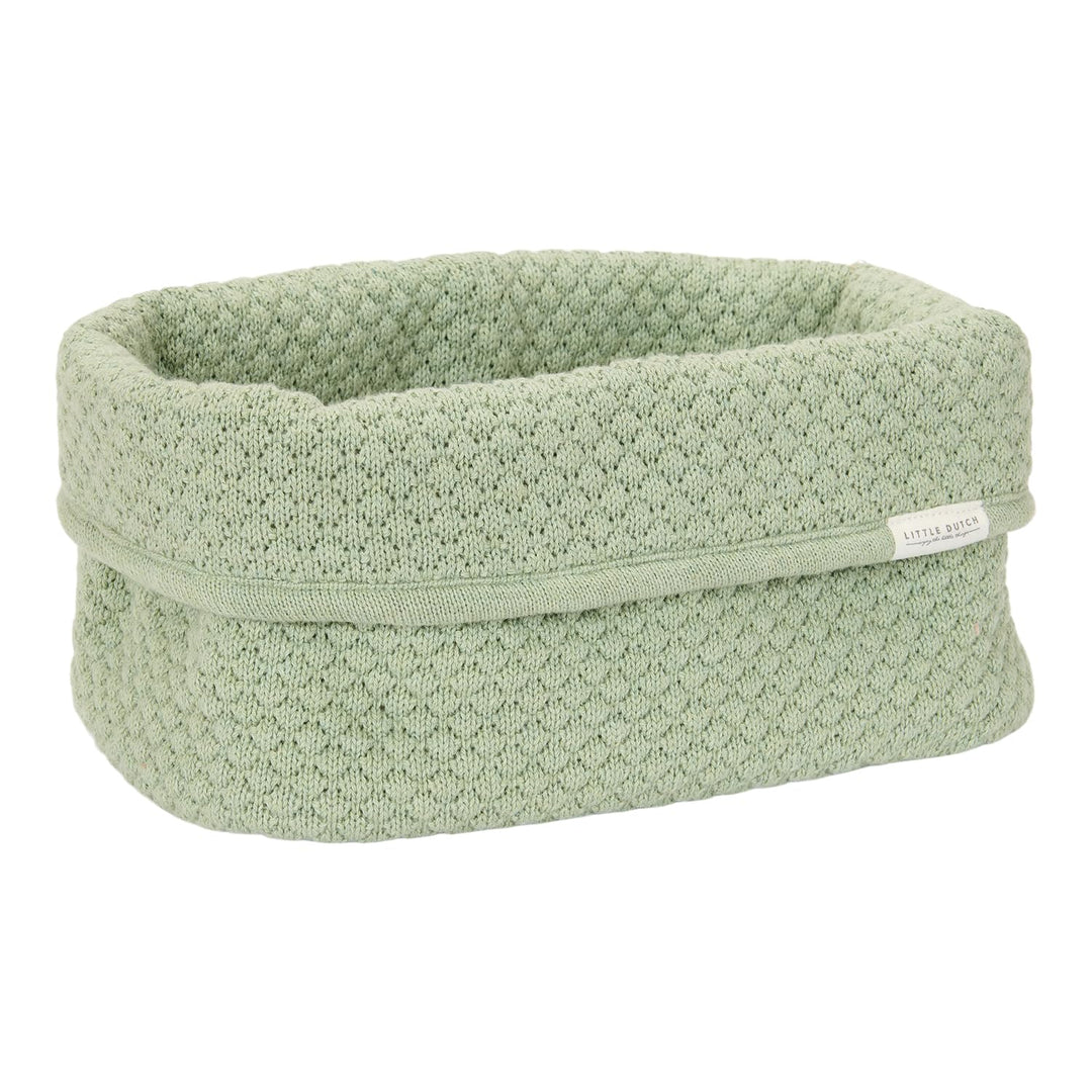 Little Dutch Wickeltischkörbchen Körbchen Korb Utensilo Organizer für den Wickeltisch Baby Strick gr