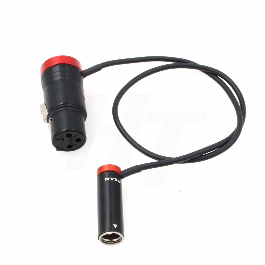 HangTon Mikrofon-Audiokabel für Canon C70 Blackmagic BMPCC 4K 6K Pro BMCC6K Kamera, Mini XLR TA3M au
