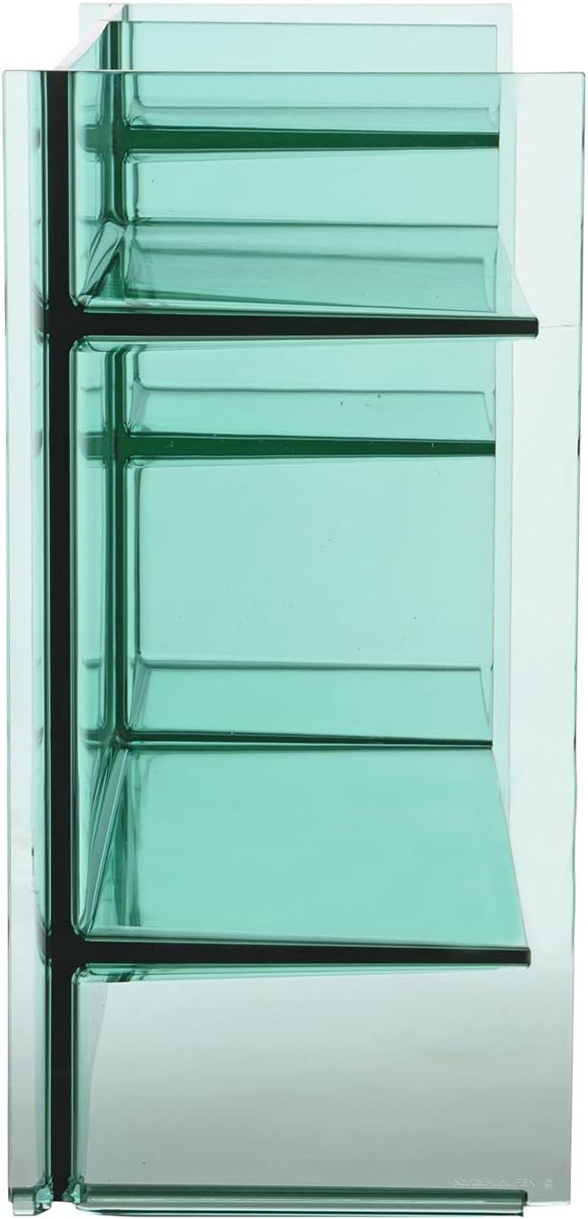 Kartell Sound-Rack Regal, Plastik, Green, 26 x 75 x 53 cm Verde Acquamarina, Verde Acquamarina