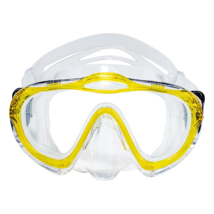 Mares Mask Sharky Taucherbrille Einheitsgrösse Gelb, Einheitsgrösse Gelb