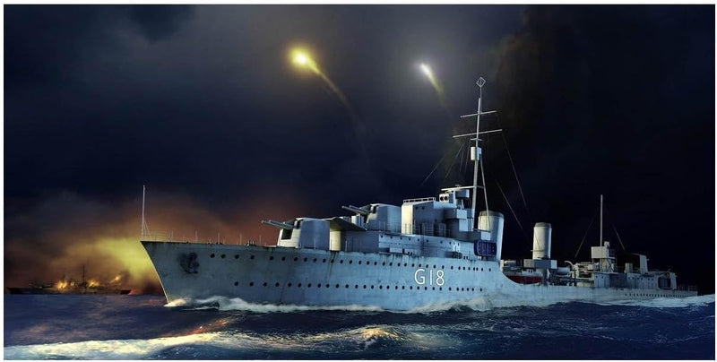 Trumpeter 05332 - Modellbausatz HMS Zulu Destroyer 1941, Mittel