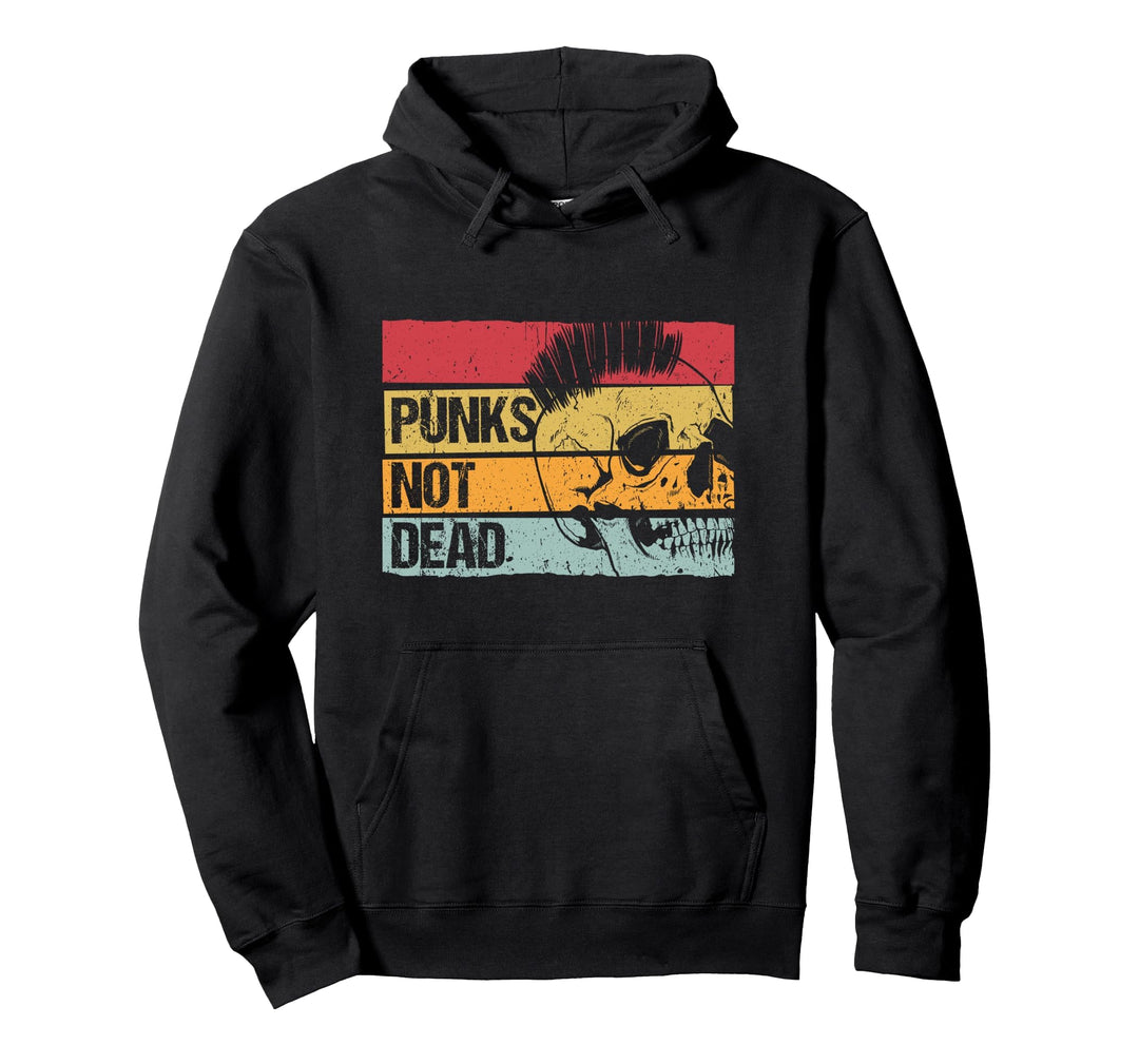 Punk is not dead Punker Rock Geschenk Musik Pullover Hoodie