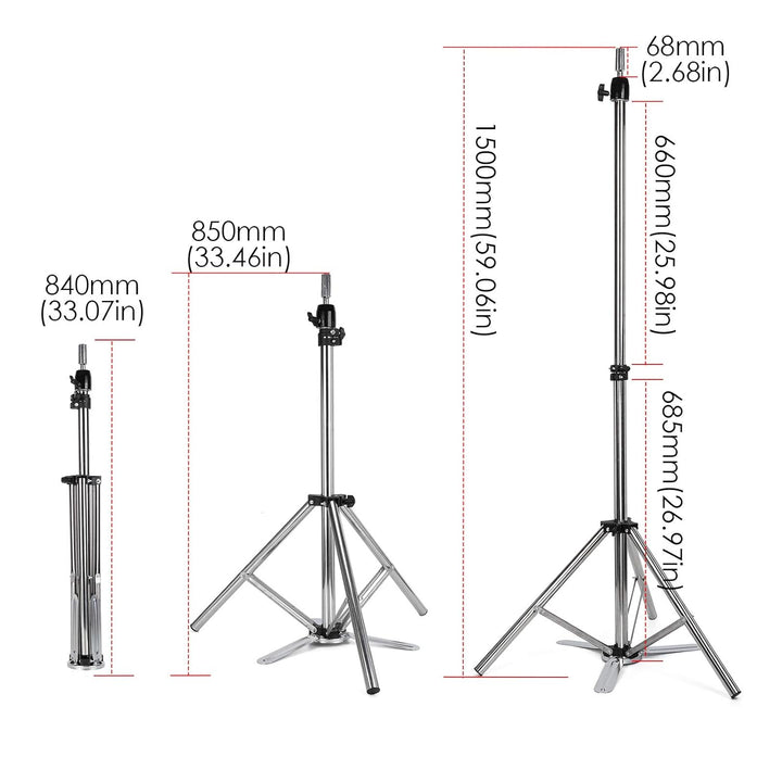 Neverland 84cm-150cm Übungskopfshalter Übungskopfarbeitsständer für Übungskopf Verstellbare Stativ f