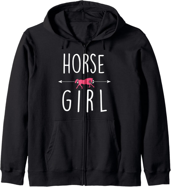 Reitsport Pferde Pony Reiten Horse Girl Reiterin Freunde Kapuzenjacke