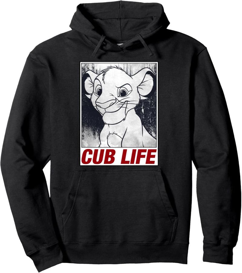 Disney The Lion King Simba Cub Life Poster Pullover Hoodie