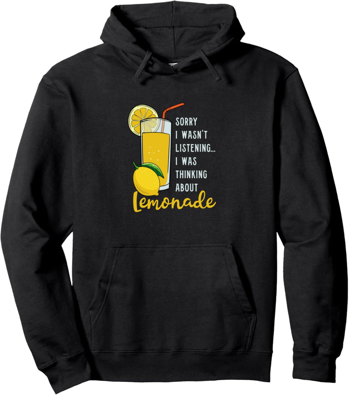 Nachdenken über Zitronen Sommerlimonade Früchte Pullover Hoodie