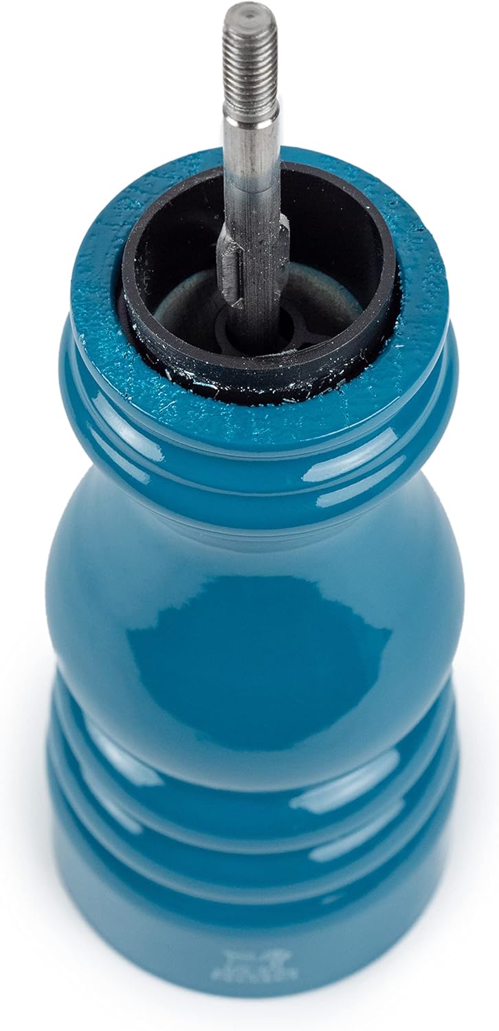 Manuelle Pfeffermühle aus lackiertem Holz, Pazifikblau, 18 cm Pazifikblau Pfeffermühle, Pazifikblau