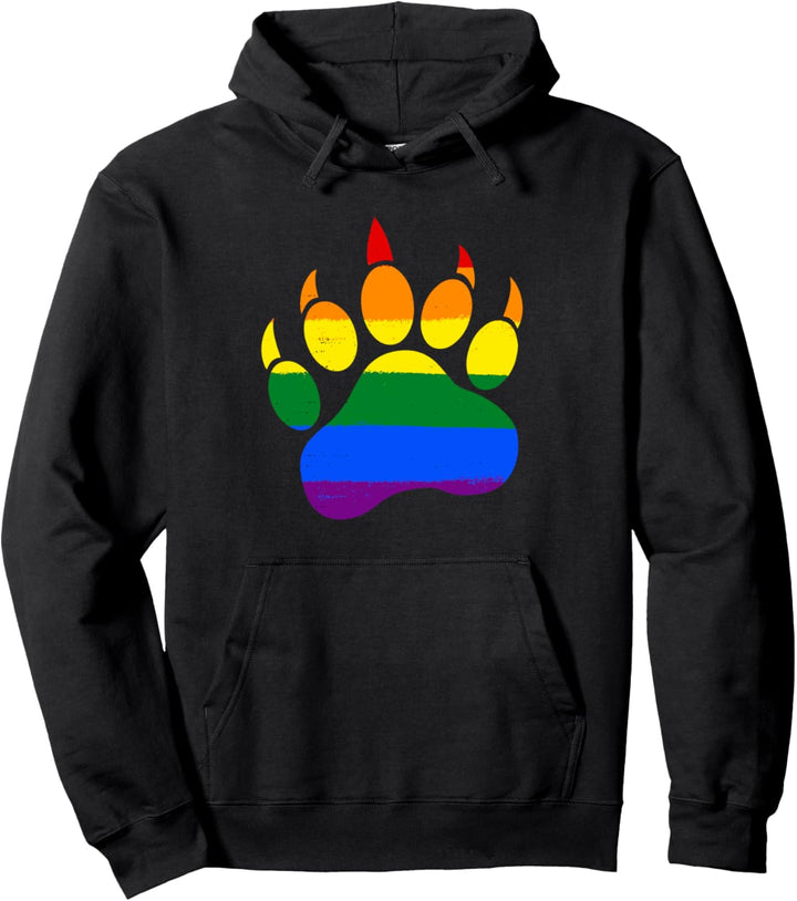 Gay Bear Paw Pride für LGBT Pride Polar Cubs Pullover Hoodie