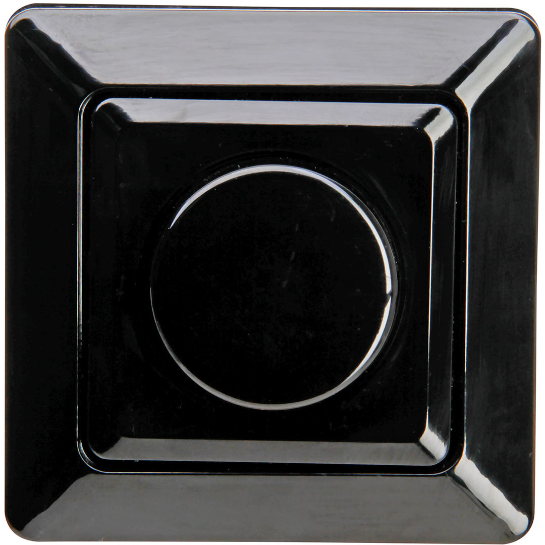 KOPP Aufputz-Programm Standard, schwarz, LED-Dimmer (Phasenanschnittsdimmer), 3-35 W, 820205009 Schw