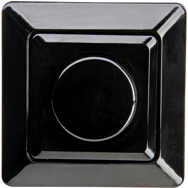 KOPP Aufputz-Programm Standard, schwarz, LED-Dimmer (Phasenanschnittsdimmer), 3-35 W, 820205009 Schw