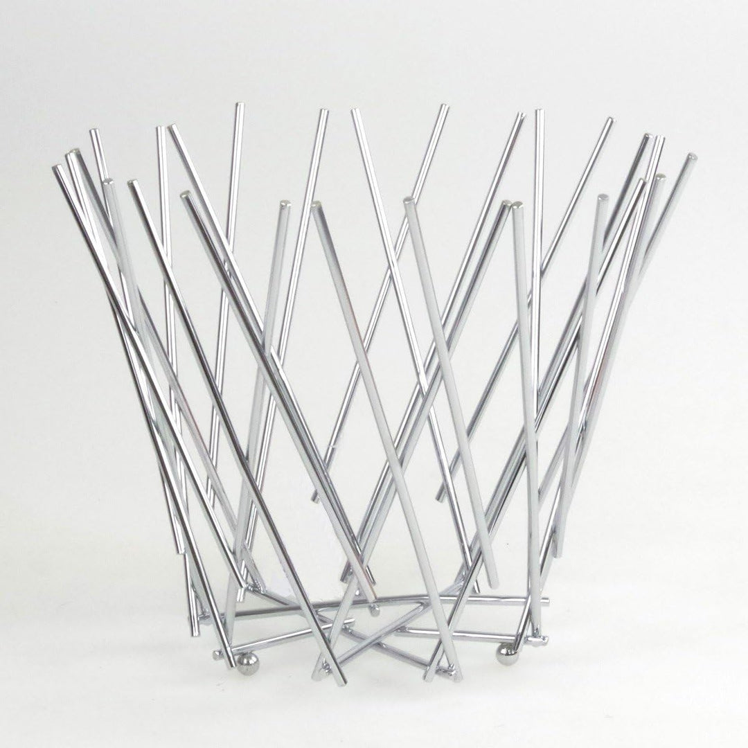 Früchtekorb Sticks verchromt. H.20 D.26cm