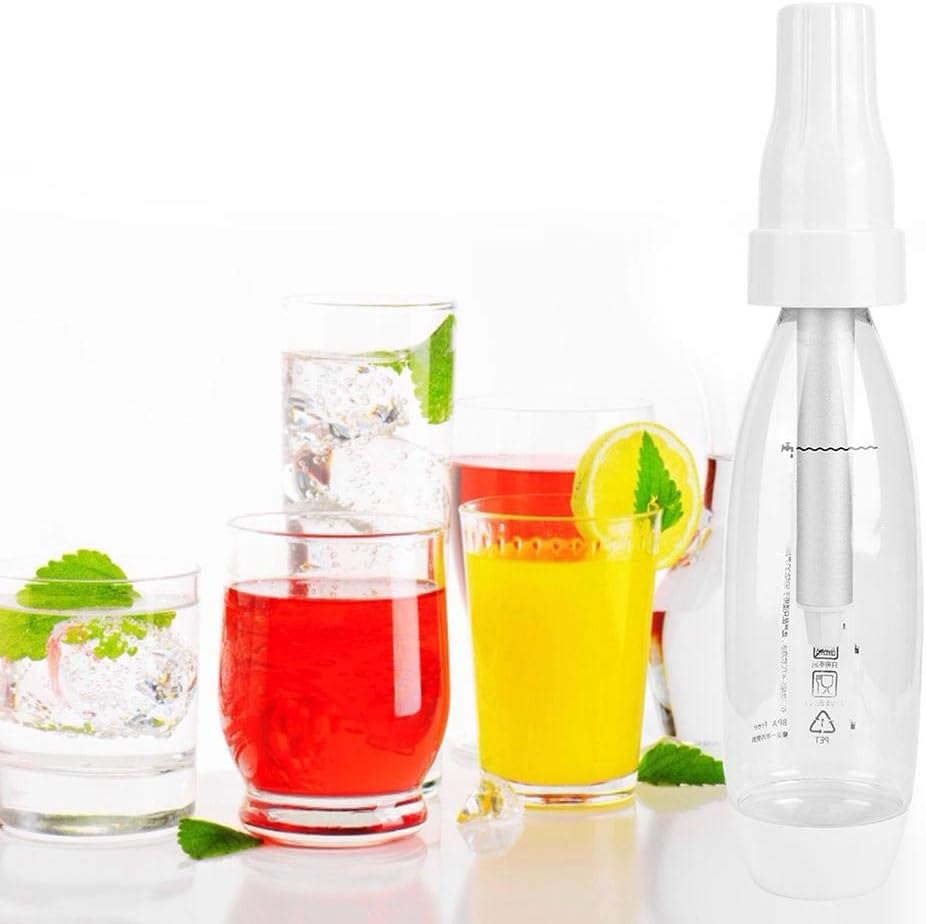 1000ML Sprudelwasserbereiter, tragbarer Griff Seifenblasen-Soda-Maschine Hausgemachte Kohlensäure-Ge