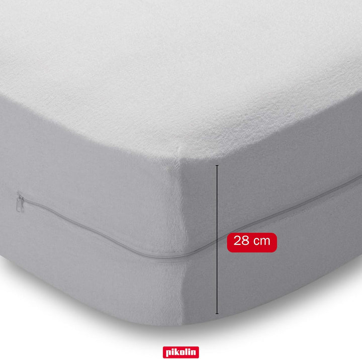 Pikolin Home - Anpassbares Betttuch aus 100 % Baumwolle, atmungsaktiv, langlebig und widerstandsfähi