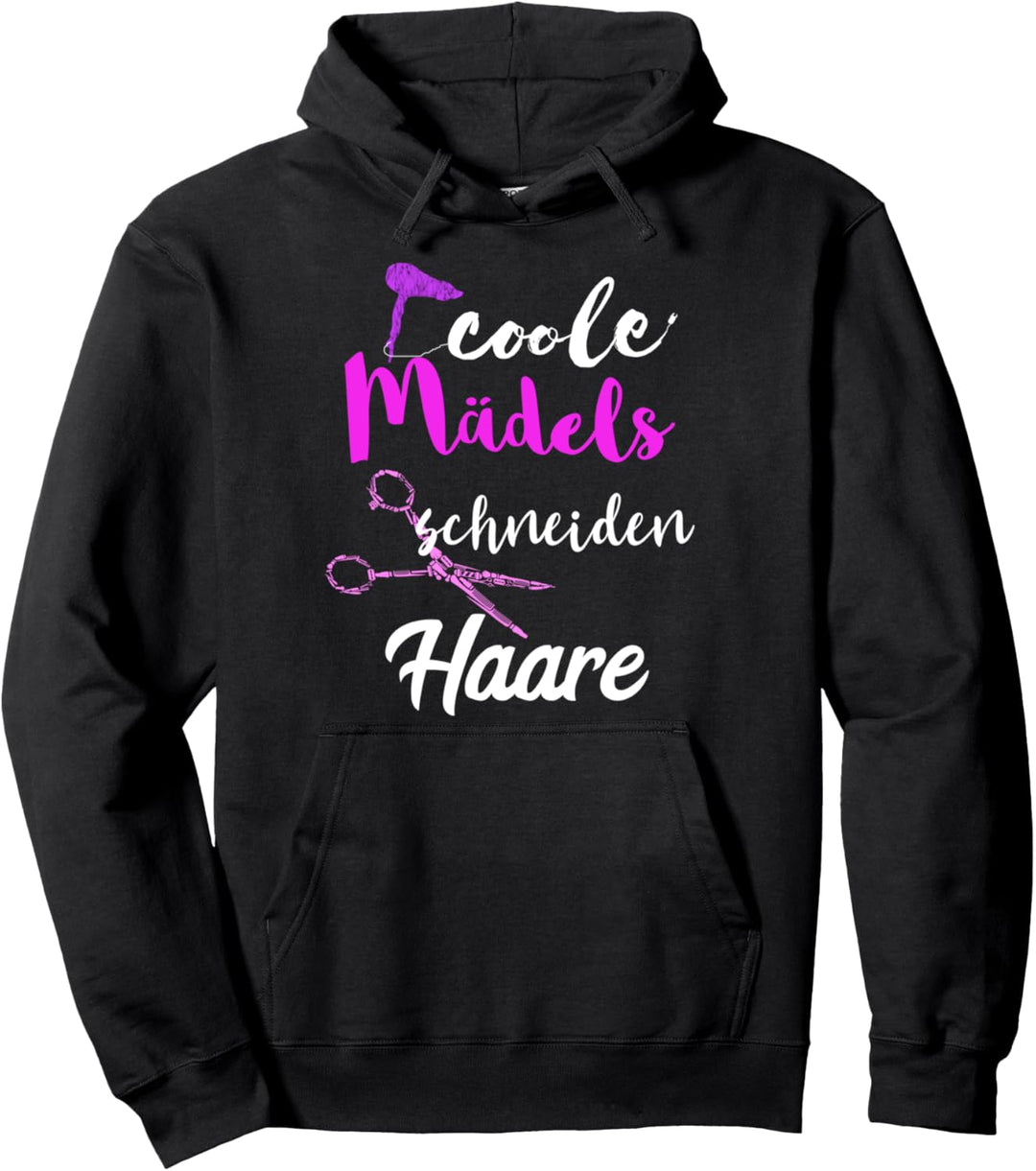 Coole Mädels Schneiden Haare Friseurin Frisör Hairstylist Pullover Hoodie